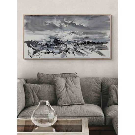 Sisli Şehir Yağlı Boya Tablosu