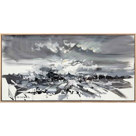 Sisli Şehir Yağlı Boya Tablosu