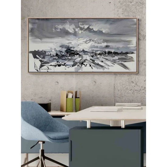 Sisli Şehir Yağlı Boya Tablosu