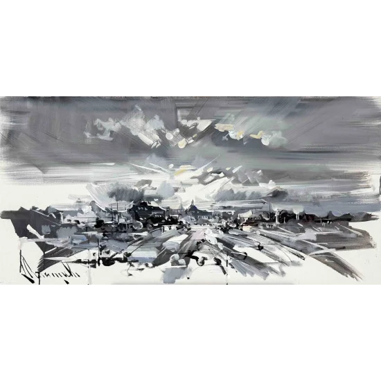 Sisli Şehir Yağlı Boya Tablosu