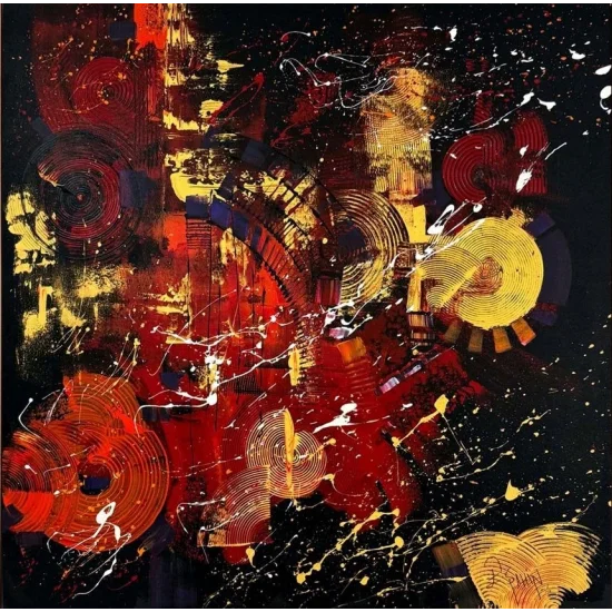 Siyahın Hafızası Yağlı Boya Tablosu