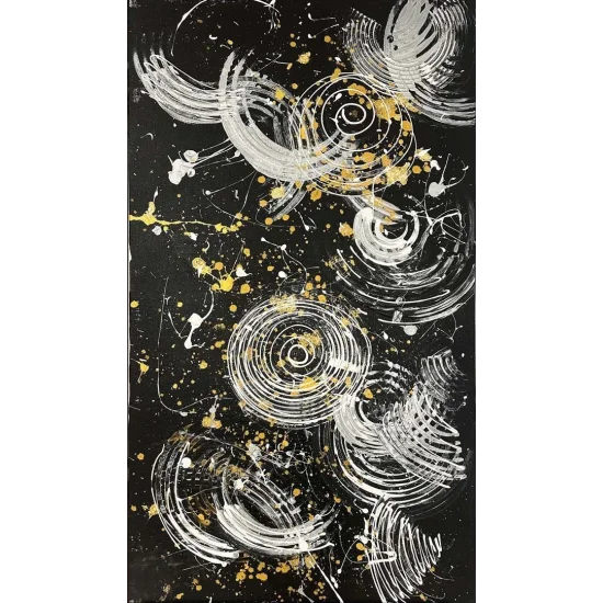 From Within Black Oil Painting