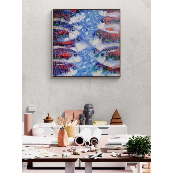 Siz Kardeşsiniz Yağlı Boya Tablosu