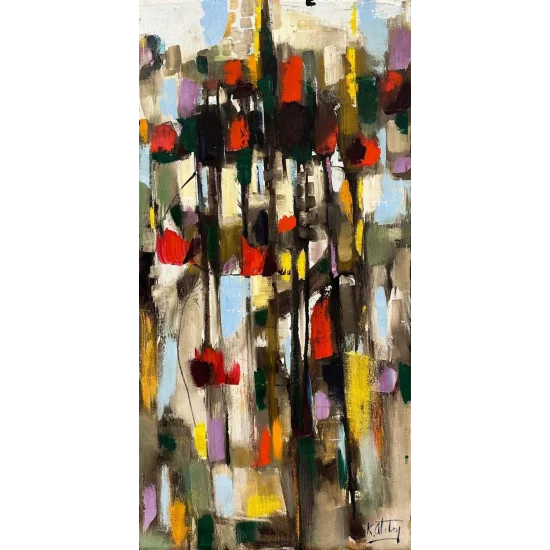 Sonsuzluğun Renkleri Yağlı Boya Tablosu