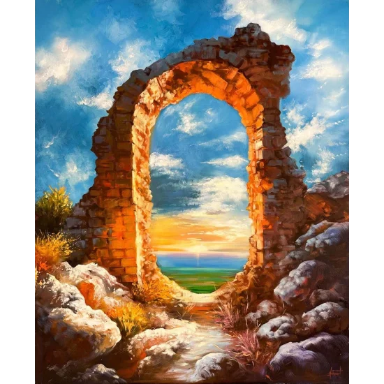 Beyond the Infinity Gate Oil Painting