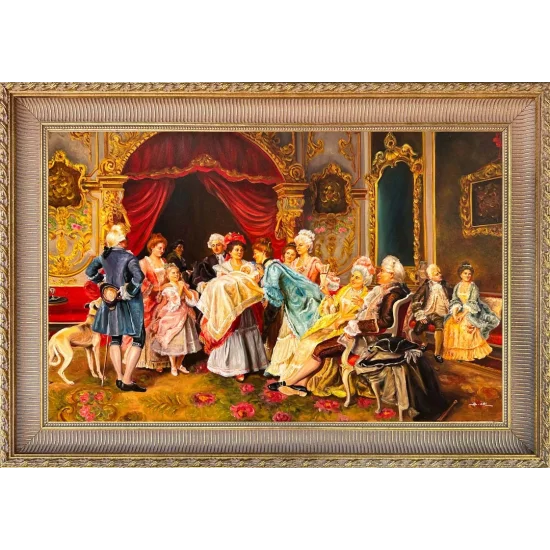 Noble Family Portrait Oil Painting