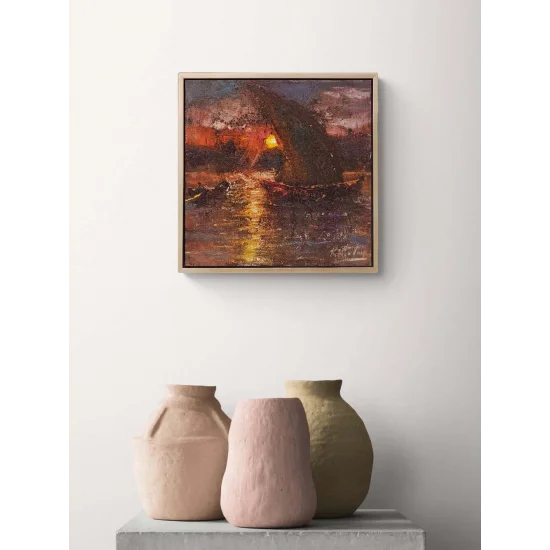 Suda Zaman Yağlı Boya Tablosu