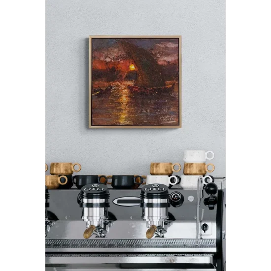 Suda Zaman Yağlı Boya Tablosu