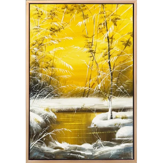 Suskun Bir Gün Yağlı Boya Tablosu