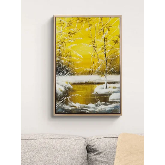 Suskun Bir Gün Yağlı Boya Tablosu