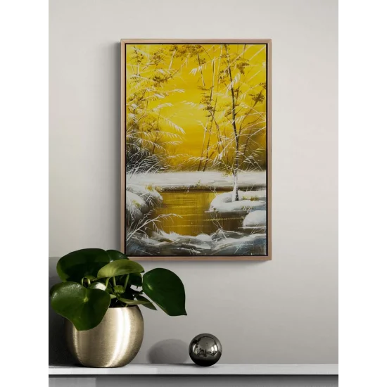 Suskun Bir Gün Yağlı Boya Tablosu