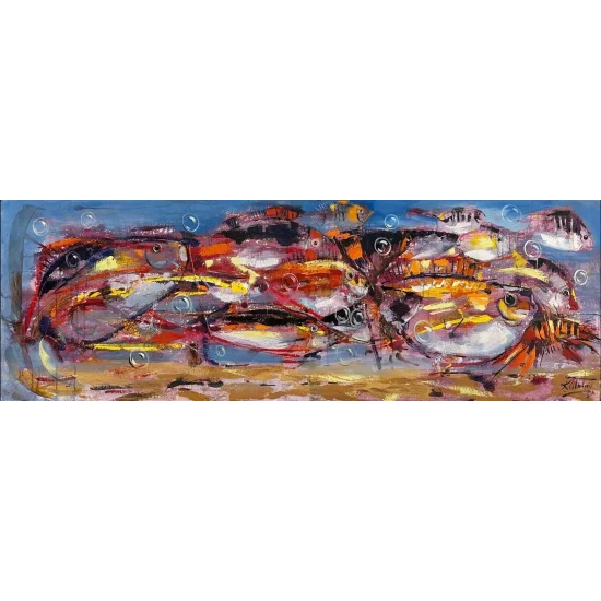 Suyun Sessizliği Yağlı Boya Tablosu