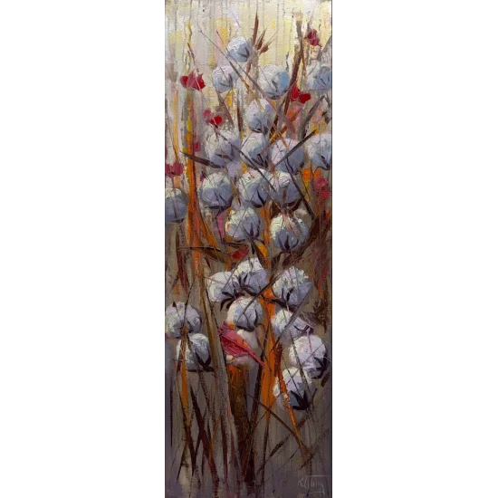 Tarlada Bir Düş Yağlı Boya Tablosu