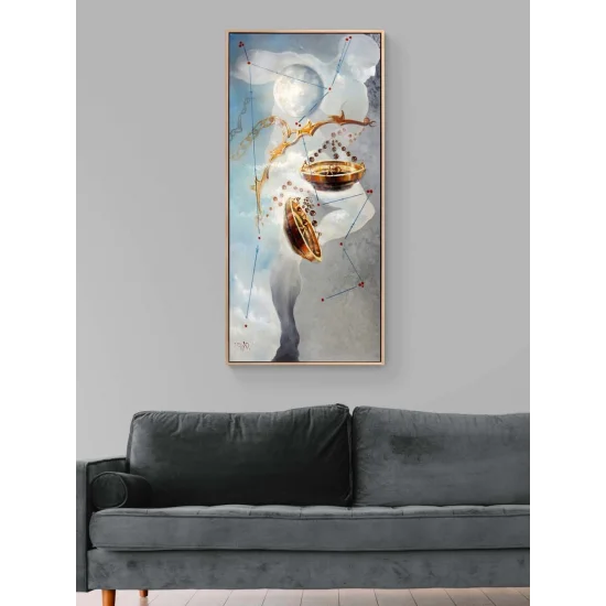 Terazi Burcu Yağlı Boya Tablosu