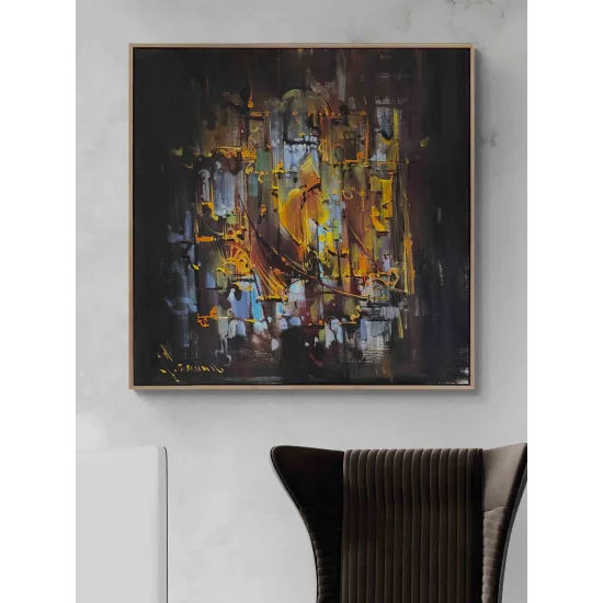 Toprağın Oyunu Yağlı Boya Tablosu