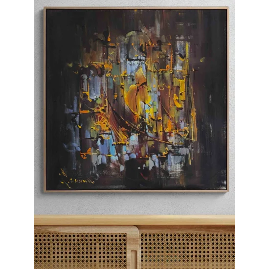 Toprağın Oyunu Yağlı Boya Tablosu