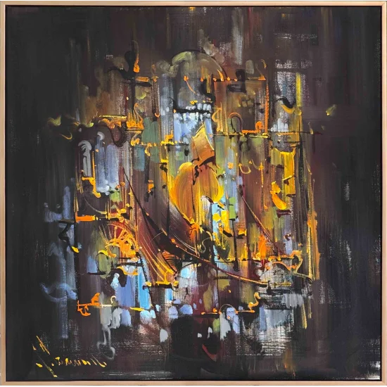 Toprağın Oyunu Yağlı Boya Tablosu