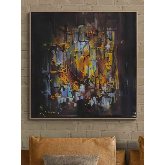 Toprağın Oyunu Yağlı Boya Tablosu