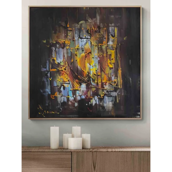 Toprağın Oyunu Yağlı Boya Tablosu