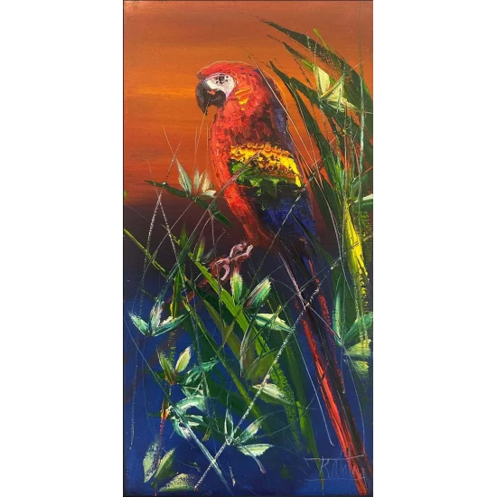 Tropikal Melodi Yağlı Boya Tablosu