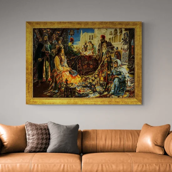 The Merchants Exhibition Silk Weaving Painting