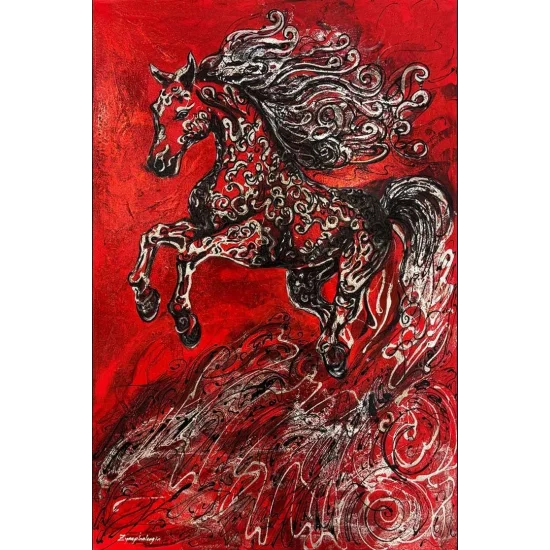 Uçuşan Yele Yağlı Boya Tablosu