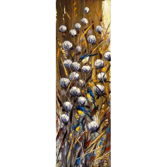 Ufukta Açan Pamuk Yağlı Boya Tablosu