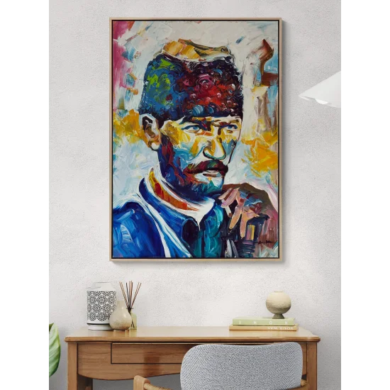 Ulu Önder Atatürk Yağlı Boya Tablosu