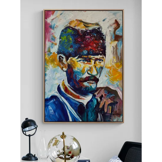 Ulu Önder Atatürk Yağlı Boya Tablosu
