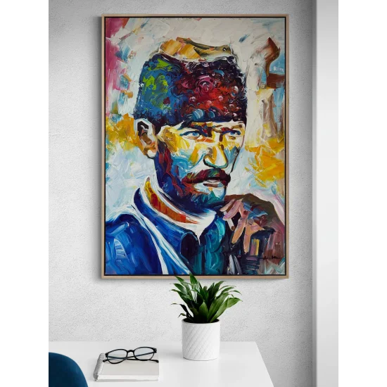 Ulu Önder Atatürk Yağlı Boya Tablosu