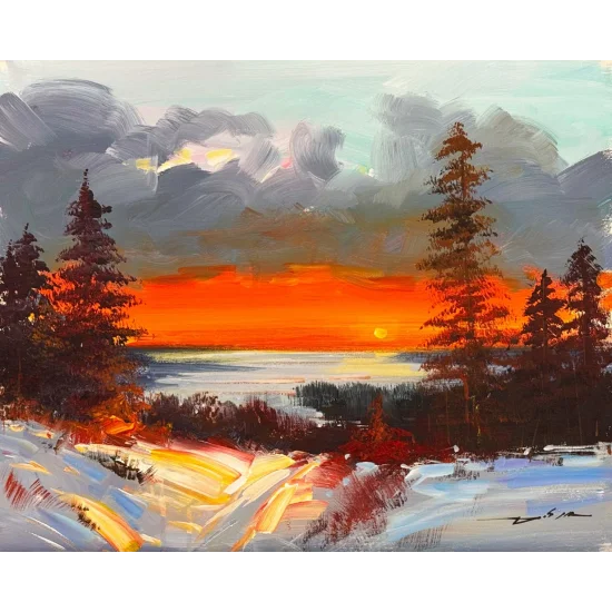 Unutulmuş Bir Mevsim Yağlı Boya Tablosu