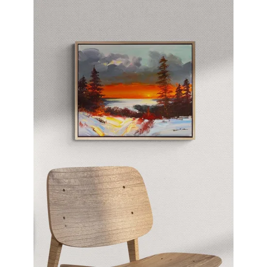 Unutulmuş Bir Mevsim Yağlı Boya Tablosu