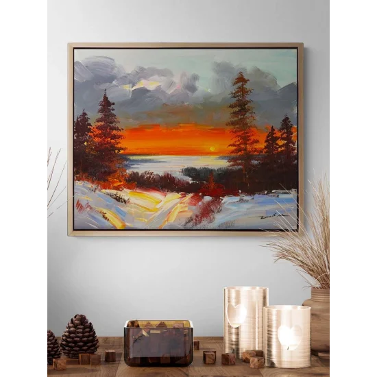 Unutulmuş Bir Mevsim Yağlı Boya Tablosu