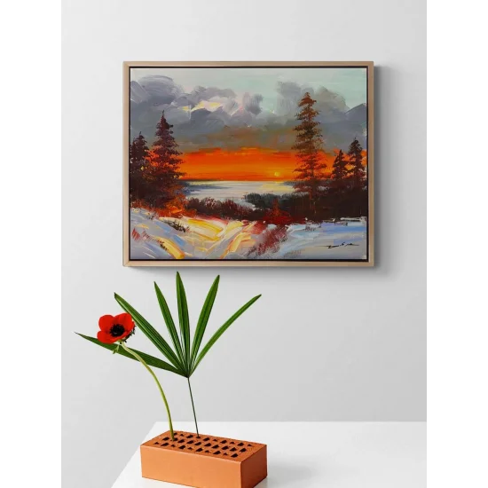 Unutulmuş Bir Mevsim Yağlı Boya Tablosu