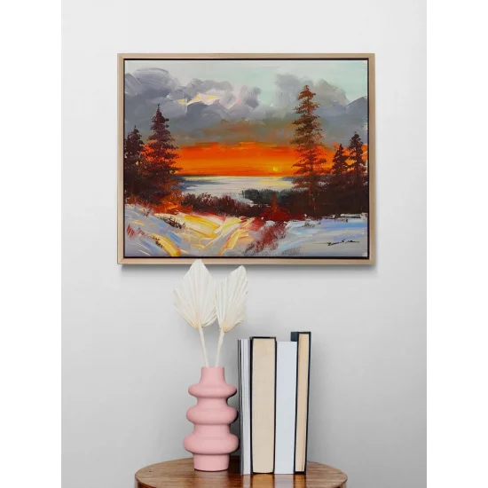 Unutulmuş Bir Mevsim Yağlı Boya Tablosu