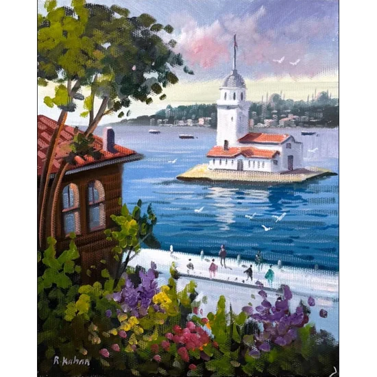 Üsküdarda Zaman Yağlı Boya Tablosu