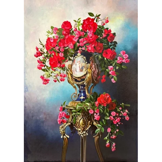 Life in a Vase Oil Painting