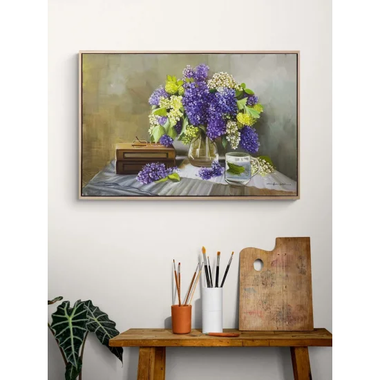 Purity in a Vase Oil Painting