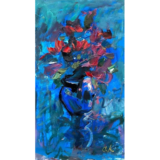 Bouquet In The Oil Painting