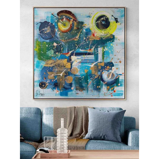 Yağmurdan Sonra Yağlı Boya Tablosu