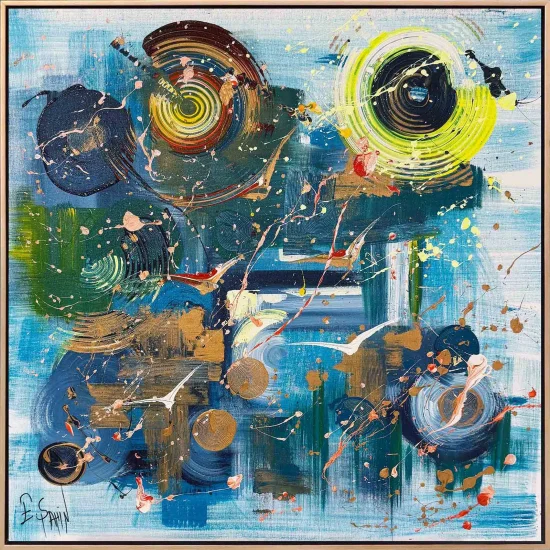 Yağmurdan Sonra Yağlı Boya Tablosu