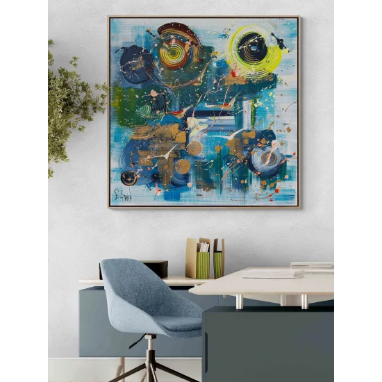 Yağmurdan Sonra Yağlı Boya Tablosu