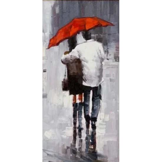 Memory Arriving with the Rain Oil Painting
