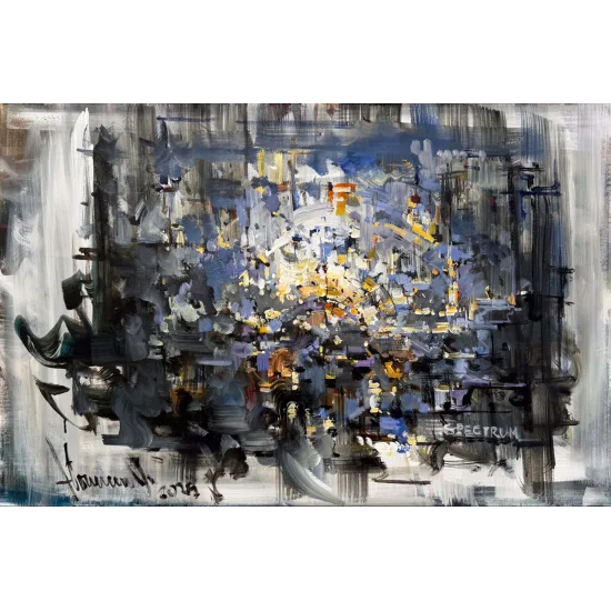 Behind the Reflections Oil Painting