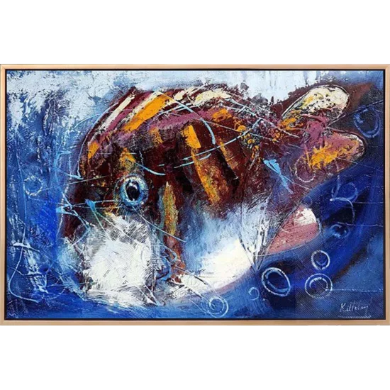 Yavru Balık Yağlı Boya Tablosu