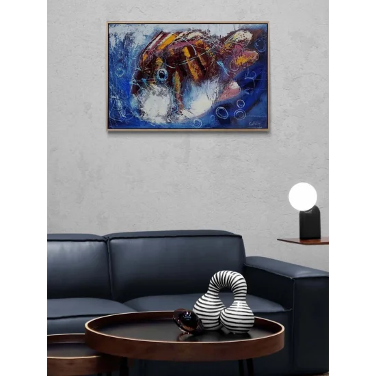 Yavru Balık Yağlı Boya Tablosu