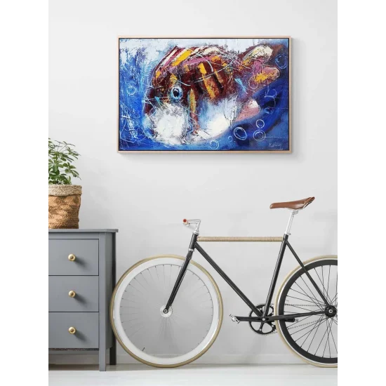 Yavru Balık Yağlı Boya Tablosu