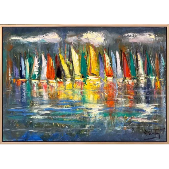 Time to Sail Oil Painting