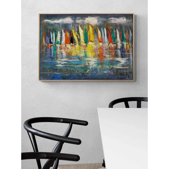 Time to Sail Oil Painting