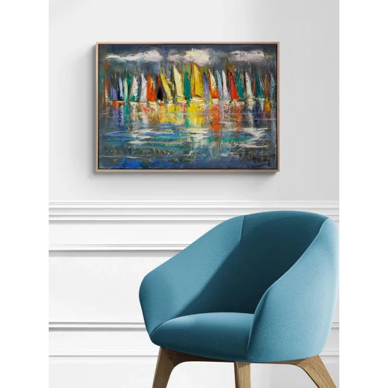 Time to Sail Oil Painting